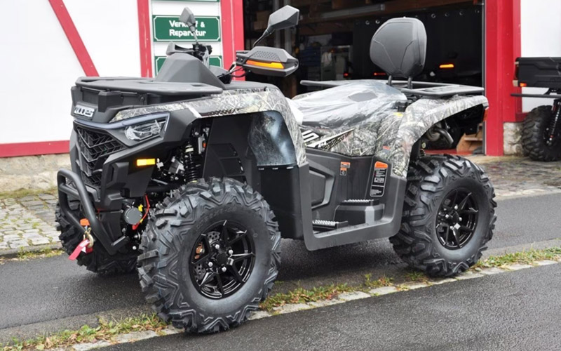 ODES Pathcross 525 – kompaktes UTV/Quad für Freizeit, Hofarbeit und Gelände, aufgenommen in Sulzfeld am Main. ODES Pathcross 525 – kompaktes UTV/Quad für Freizeit, Hofarbeit und Gelände, aufgenommen in Sulzfeld am Main.