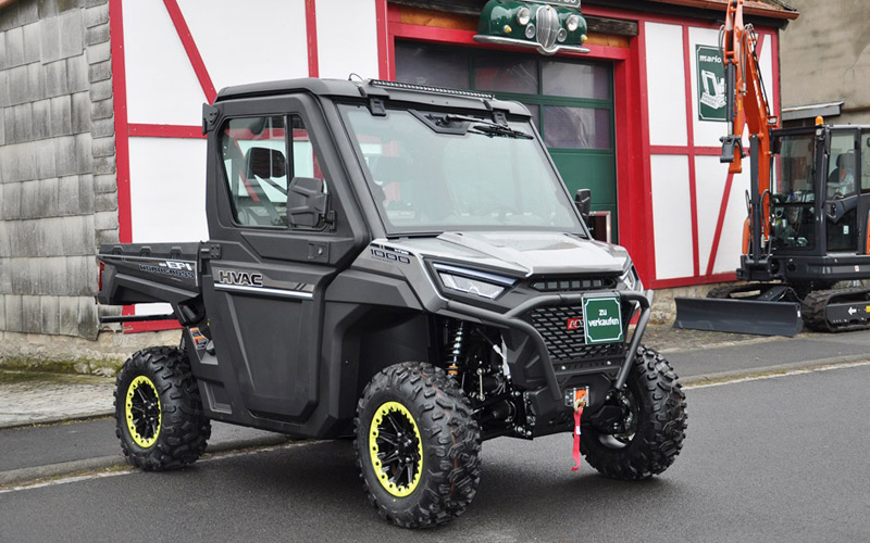 odes-workcross-1000 ODES Workcross 1000 als 6-Sitzer mit Klimaanlage – leistungsstarkes UTV für professionelle Einsätze in Forst, Landwirtschaft und Gewerbe.